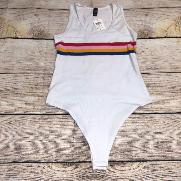 Windsor Sleeveless Body Suit with Stripes - Picture 5 of 8